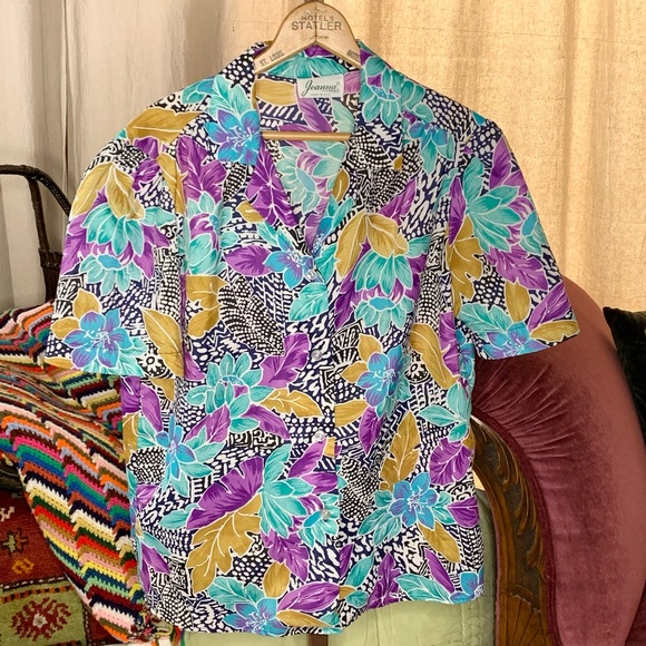 80s Tropical Blouse - Picture 6 of 9